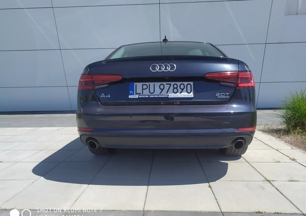 Audi A4 cena 69900 przebieg: 157100, rok produkcji 2017 z Puck małe 529